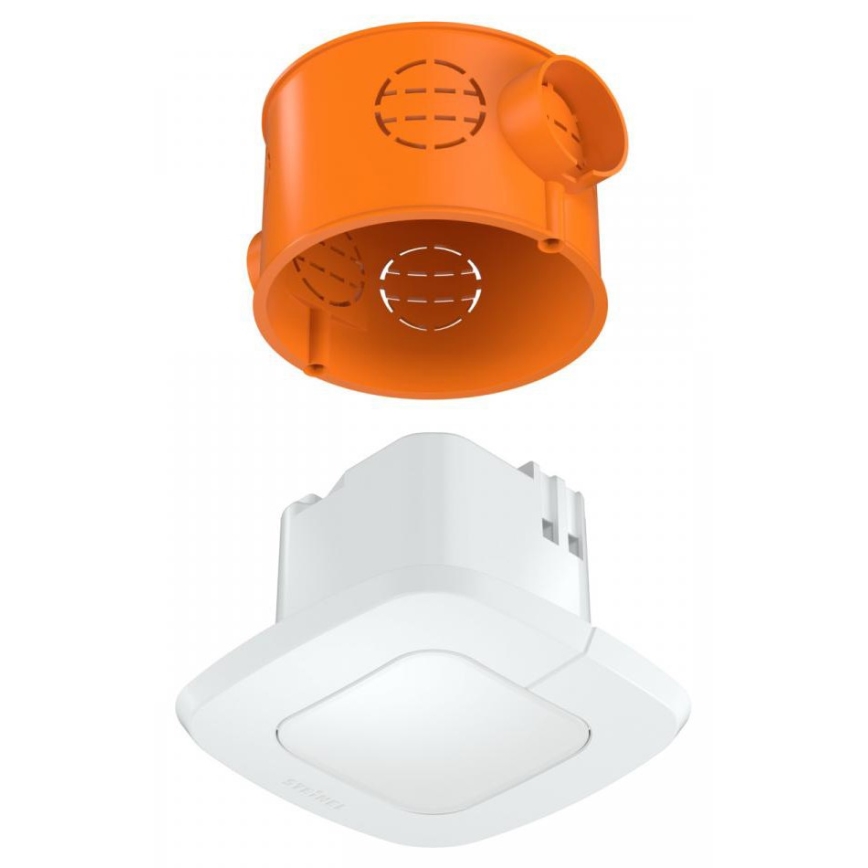 Steinel 057510 - Tilstedeværelsesdetektor IR Quattro SLIM XS 4 m DALI-2 hvid
