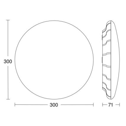 STEINEL 057817 – LED loftlampe med bevægelsessensor LED/15W/230V