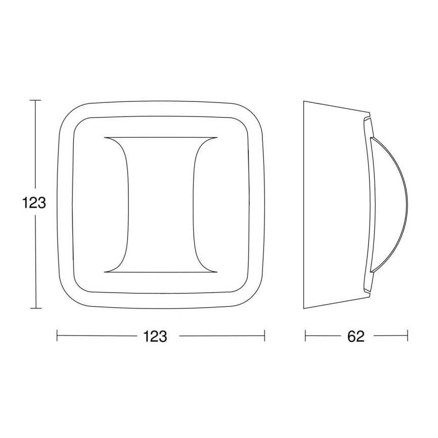 Steinel 057978 - Tilstedeværelsesdetektor Hallway COM1 IP54 hvid