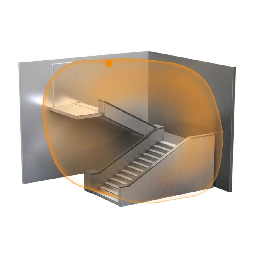 Steinel 058227 - Bevægelsessensor HF 3360 V3 KNX firkantet hvid