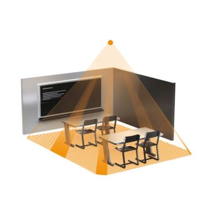 Steinel 058487 - Tilstedeværelsesdetektor IR Quattro 8 m V3 KNX hvid