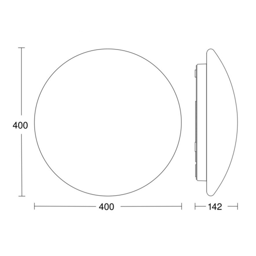 STEINEL 058609 - LED loftlampe til badeværelse med sensor RS PRO LED/19,5W/230V 3000K IP54