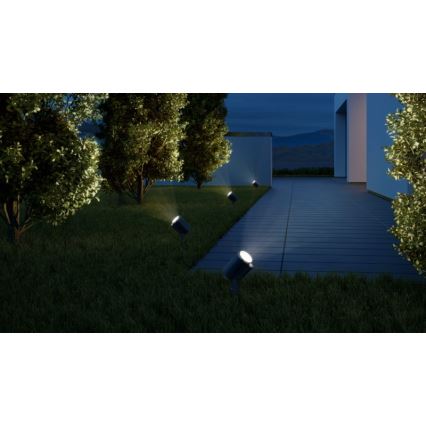 STEINEL 058685 – LED udendørslampe med sensor SPOT GARDEN 1×GU10/7W/230V IP44