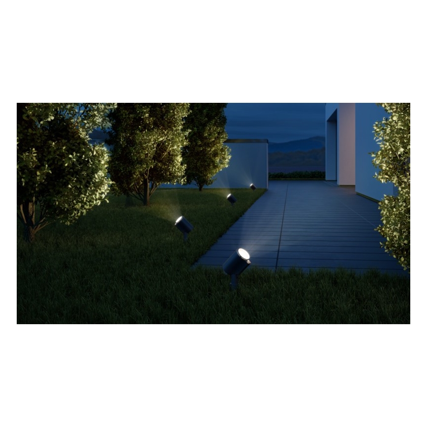 STEINEL 058685 – LED udendørslampe med sensor SPOT GARDEN 1×GU10/7W/230V IP44