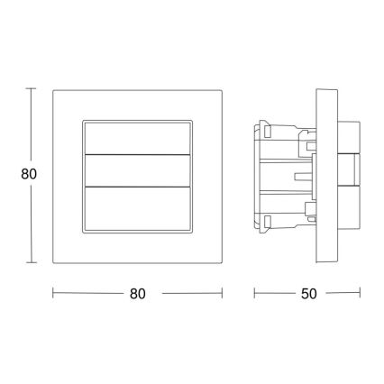 Steinel 059460 - Bevægelsessensor HF 180 KNX hvid