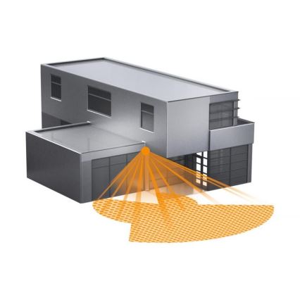 Steinel 059583 - Bevægelsessensor SensIQ S IP54 sort + fjernbetjening