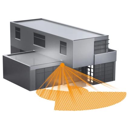 Steinel 059606 - Bevægelsessensor SensIQ S IP54 sort + fjernbetjening