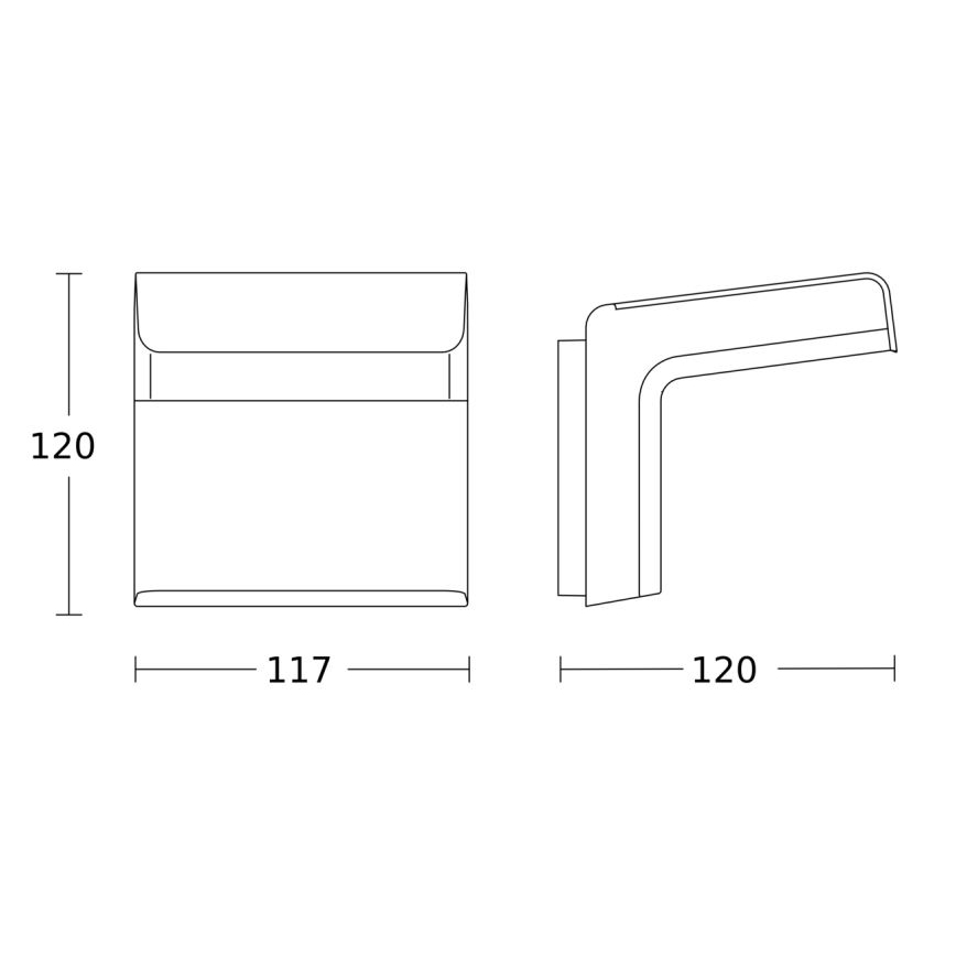 Steinel 059637 - Bevægelsessensor iHF 3D KNX IP54 sort