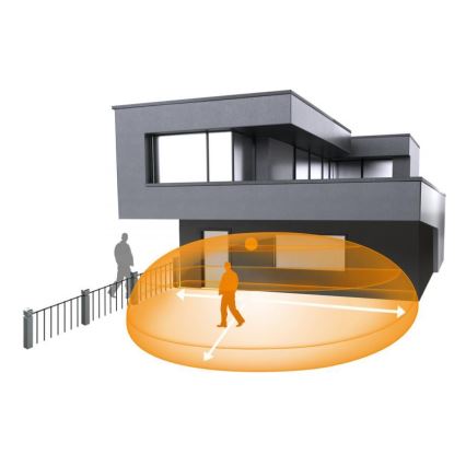 Steinel 059644 - Bevægelsessensor iHF 3D KNX IP54 hvid