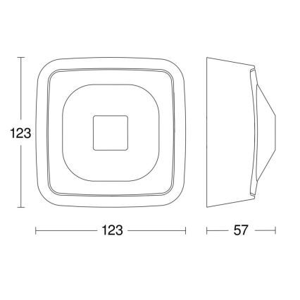 Steinel 064426 - Tilstedeværelsesdetektor HF 360-2 BT IPD IP54 hvid