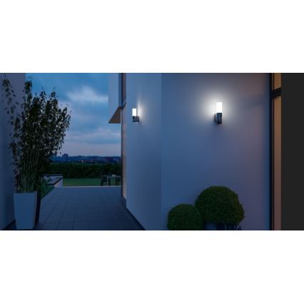 Steinel 065287 –⁠ Udendørs LED lampe med sensor L 605 LED/9,5W/230V IP44 antracit