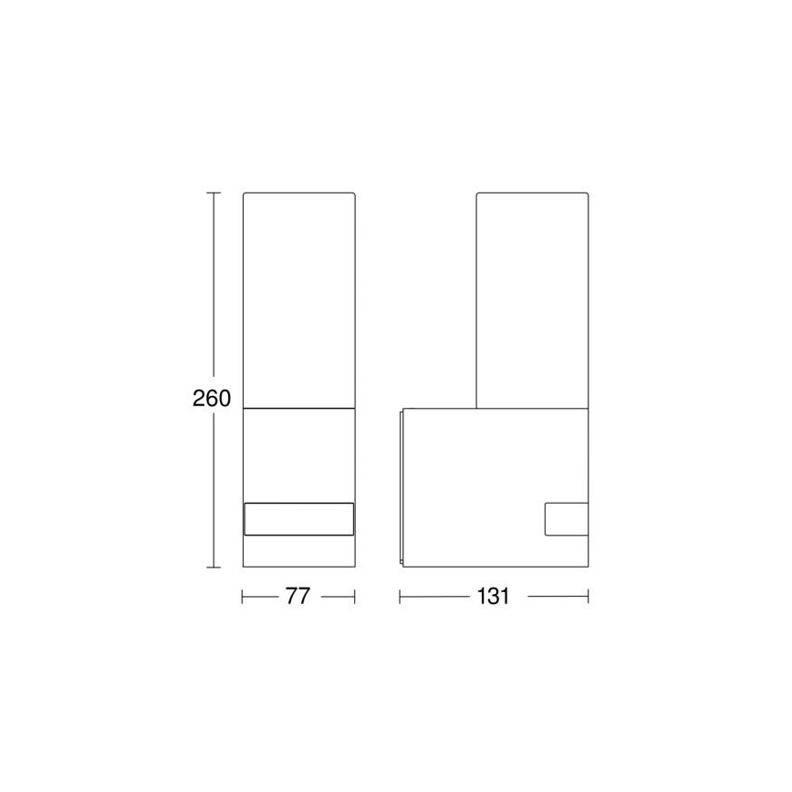 Steinel 065287 –⁠ Udendørs LED lampe med sensor L 605 LED/9,5W/230V IP44 antracit