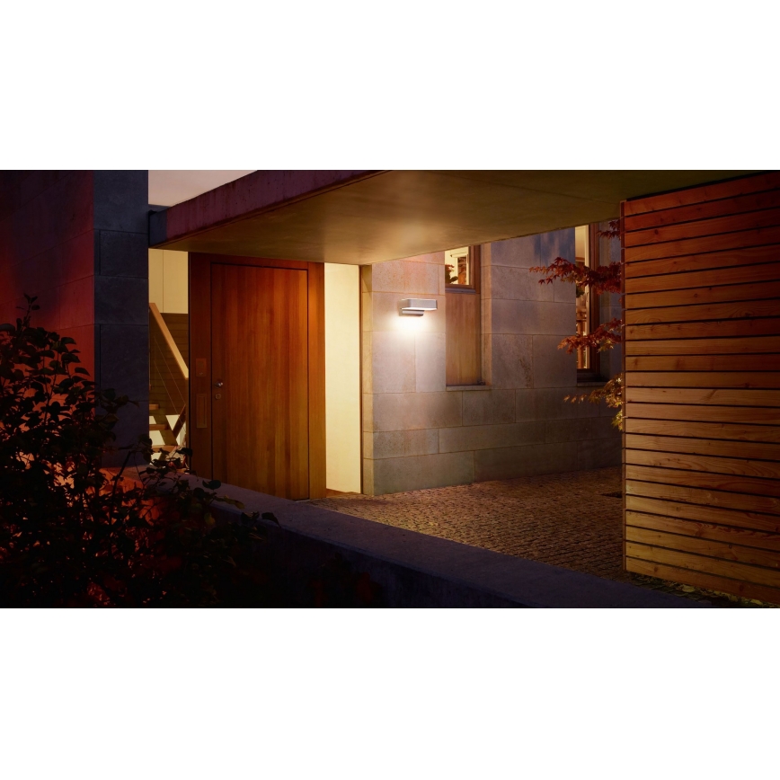 STEINEL 065690 - LED Udendørs væglampe med sensor L800 LED/7,5W/230V IP44