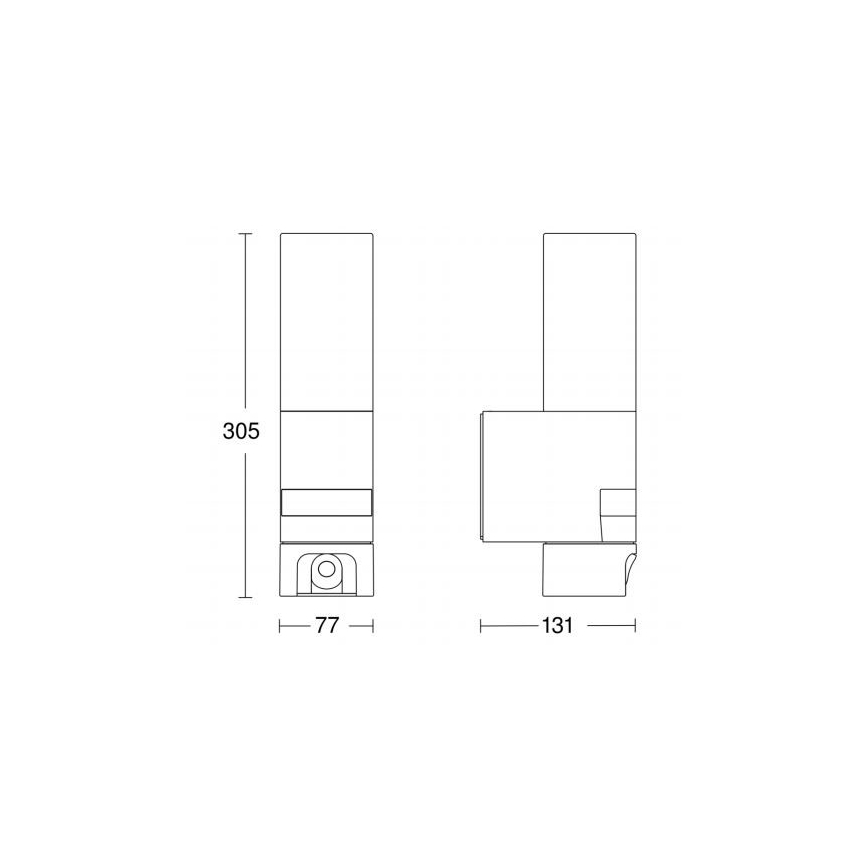 Steinel 065829 - Udendørs LED lampe med sensor L 620 LED/13,5W/230V IP44
