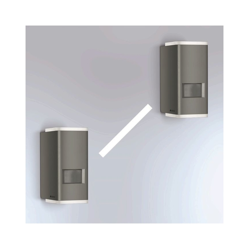 Steinel 067199 - Udendørs LED væglampe med sensor L 930 S LED/9,3W/230V IP44 antracitgrå