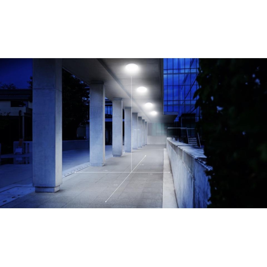 Steinel 068202 - LED loftlampe til badeværelse med sensor DL Vario Quattro PRO S LED/14W/230V 3000K IP54