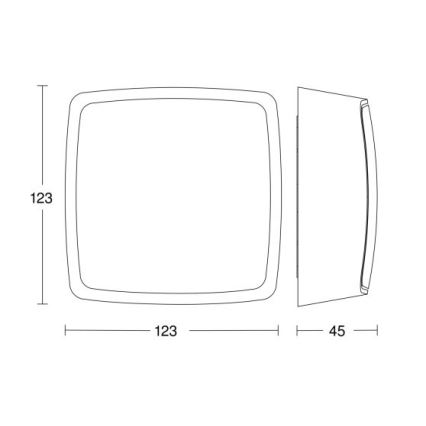 Steinel 068288 - Tilstedeværelsesdetektor TRUE PRESENCE COM2G IP54 sort