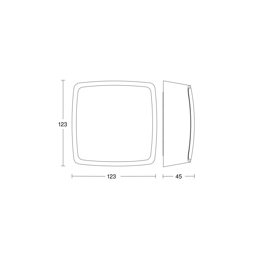 Steinel 068288 - Tilstedeværelsesdetektor TRUE PRESENCE COM2G IP54 sort