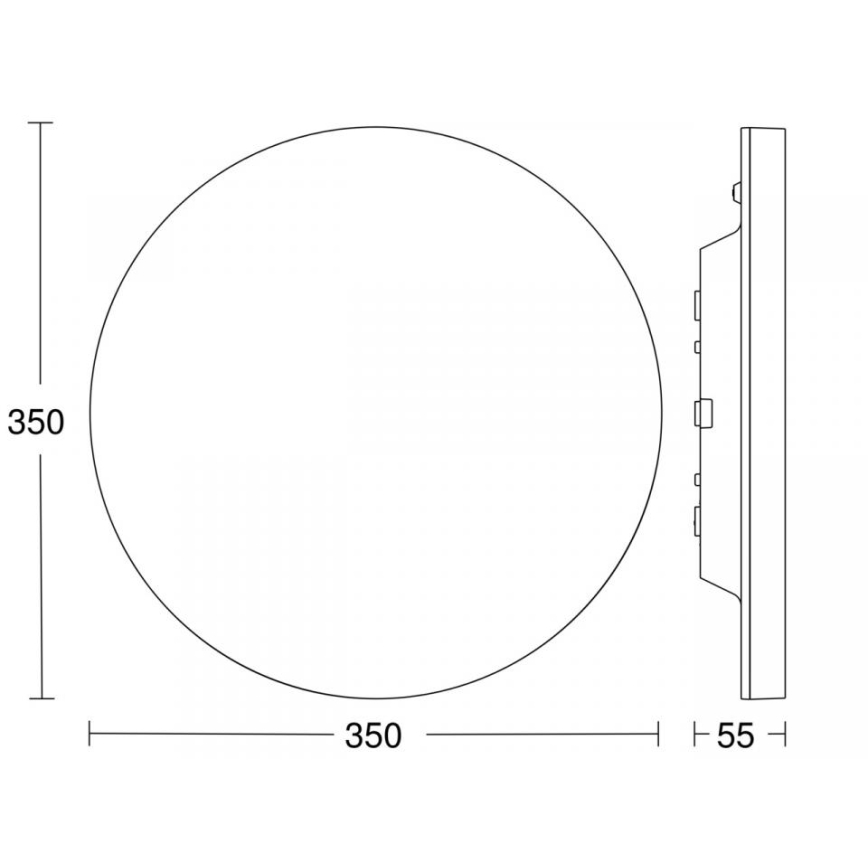 Steinel 068455 - SÆT 5x LED loftlampe dæmpbar med sensor RS PRO R20 BASIC SC LED/15,4W/230V 3000K IP40
