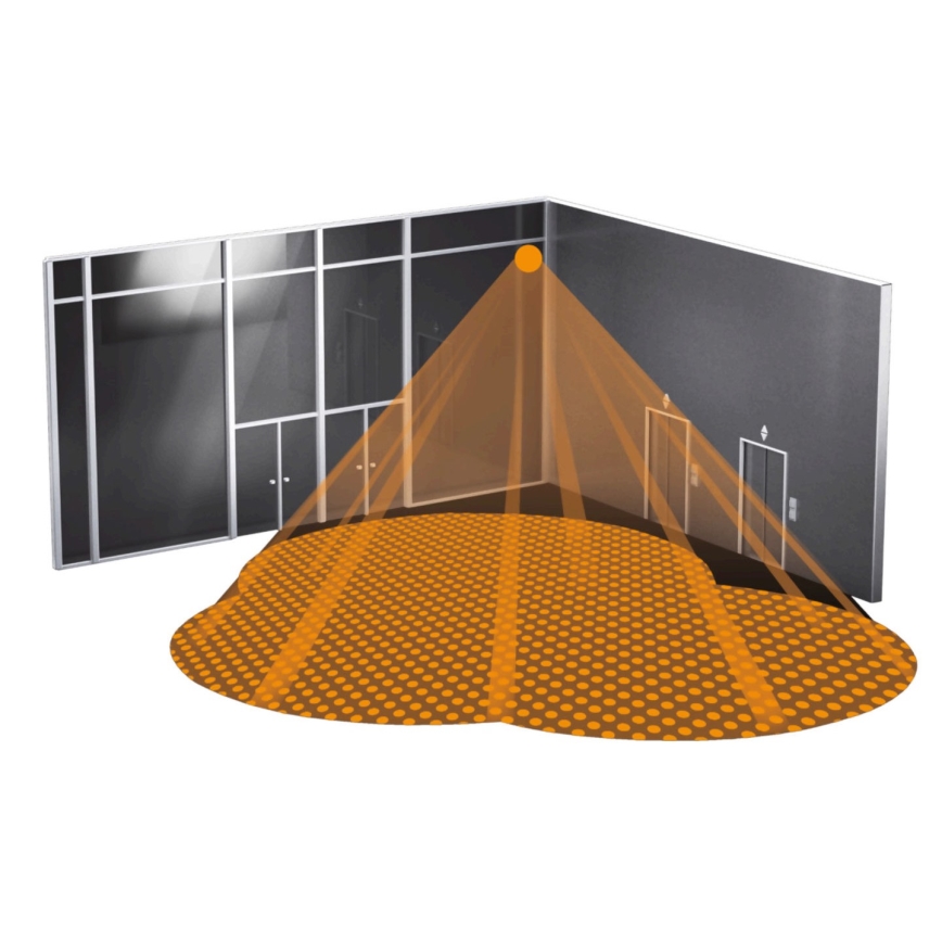 Steinel 068592 - Bevægelsessensor IS 3360 40 m V3 KNX rund sort