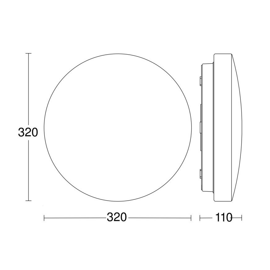 Steinel 069759 - LED loftlampe til badeværelse RSPROP2 LED/14,1W/230V 4000K IP54