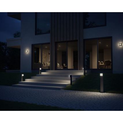 Steinel 078645- LED væglampe med sensor L 845 SC 9W/230V 3000K IP44 antracit