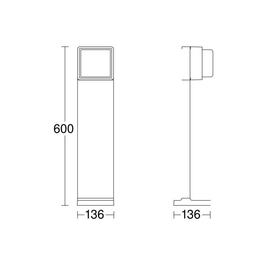 Steinel 078652 - LED udendørslampe dæmpbar GL 85 C 600 LED/9W/230V 3000K IP44