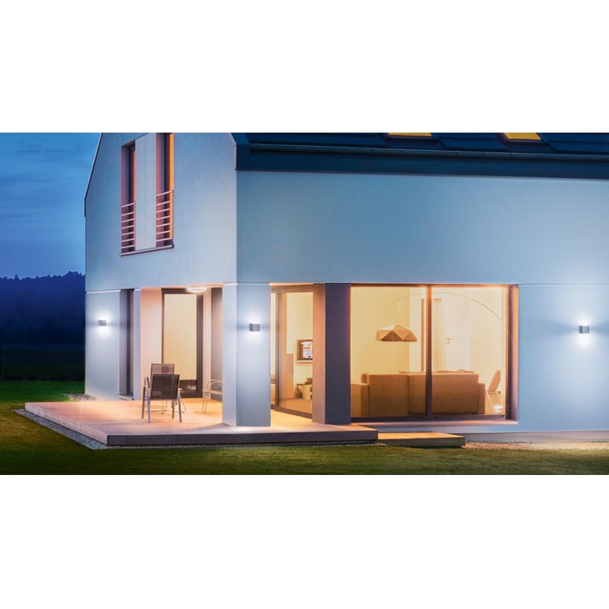 Steinel 079277 - Udendørs LED væglampe L840 C LED/9,1W/230V IP44 antracitgrå