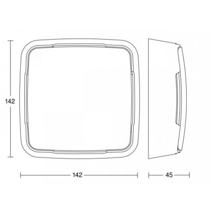 Steinel 081812 - Multisensor True Presence V2 DALI2-IPD AP hvid