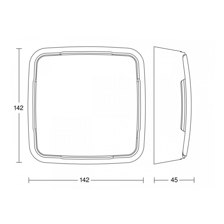 Steinel 081812 - Multisensor True Presence V2 DALI2-IPD AP hvid