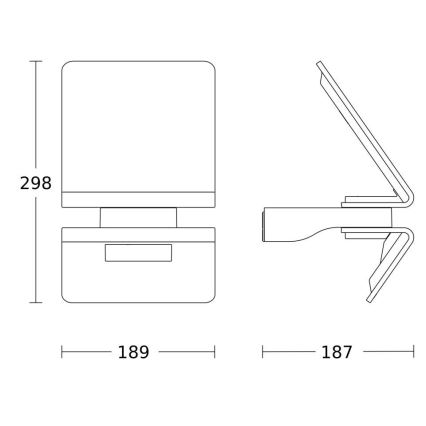 Steinel 081997 - Soldrevet LED projektør med sensor XSolar LS ONE LED/1,2W/3,3V IP44