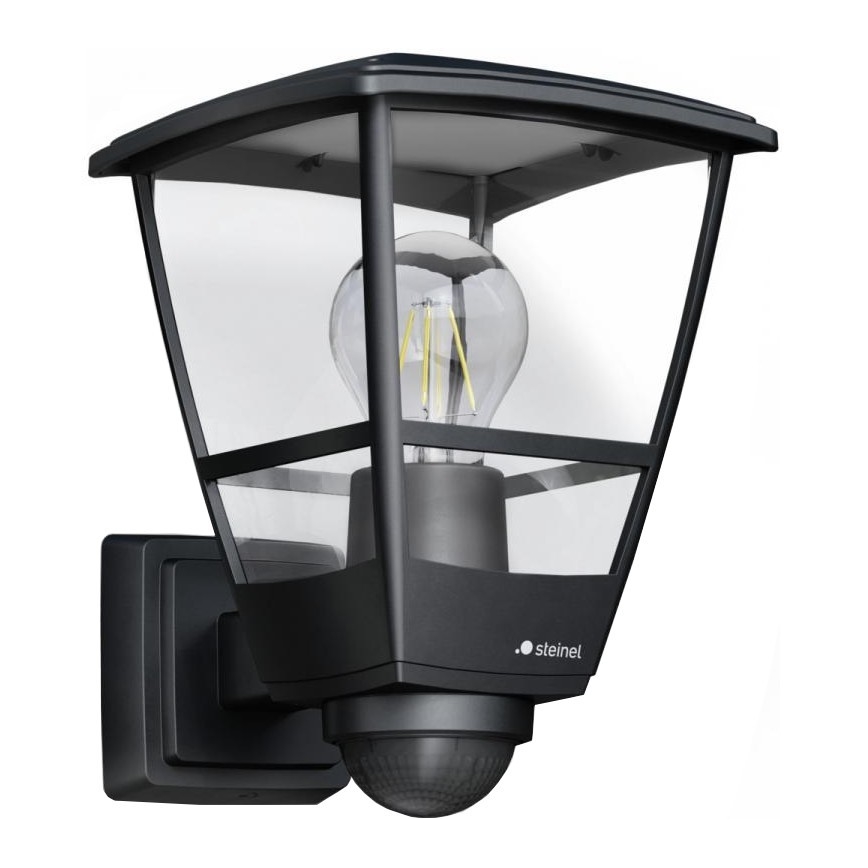 Steinel 084769 - Udendørs væglampe med sensor L10S 1xE27/15W/230V IP44