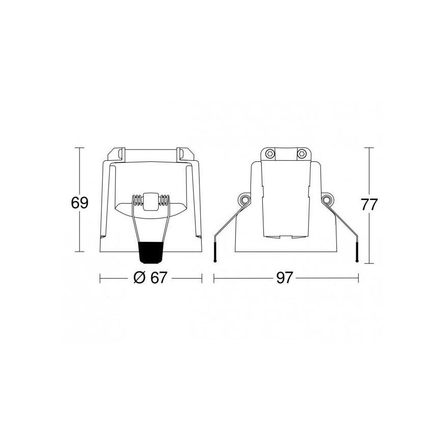 Steinel 087845 - Bevægelsessensor indbygget med bevægelsessensor PD-24 ECO COM1 360° sort