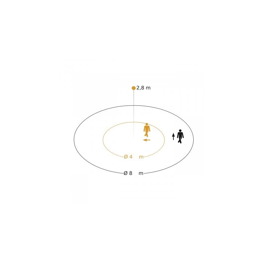 Steinel 088149 - Udendørs bevægelsessensor med tilstedeværelsessensor PD-8 ECO DALI-2 360° IP54 sort