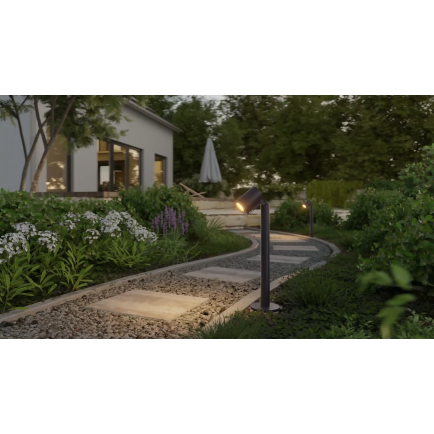 Steinel 089337 - LED RGBW udendørslampe LED/7,9W/24V IP65