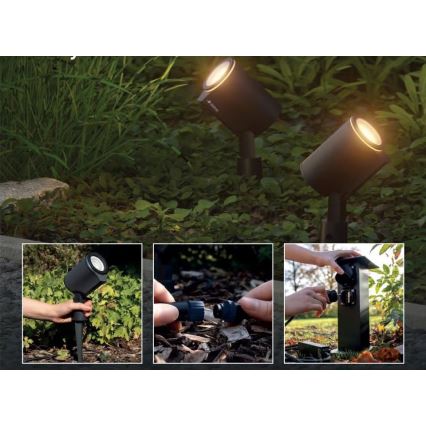 Steinel 089344 - LED RGBW Udendørslampe med sensor LED/7,9W/24V IP65