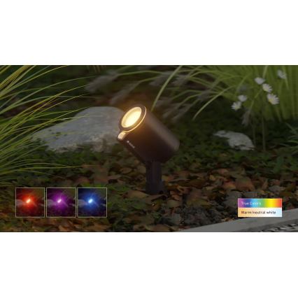 Steinel 089344 - LED RGBW Udendørslampe med sensor LED/7,9W/24V IP65