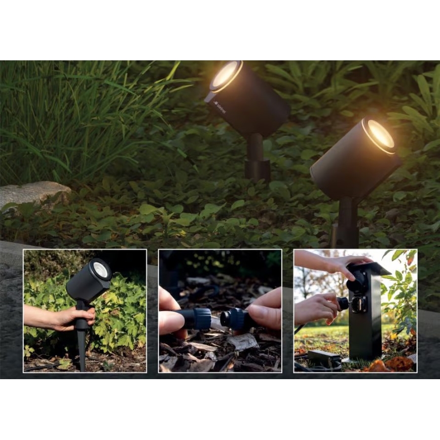 Steinel 089351 - LED RGBW Udendørslampe LED/7,9W/24V IP65