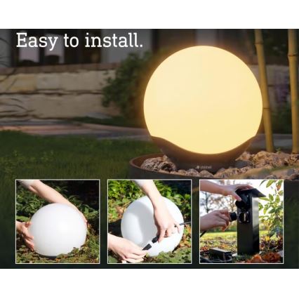 Steinel 089375 - LED RGBW Udendørs sensorlampe LED/9,07W/24V 400 mm IP65