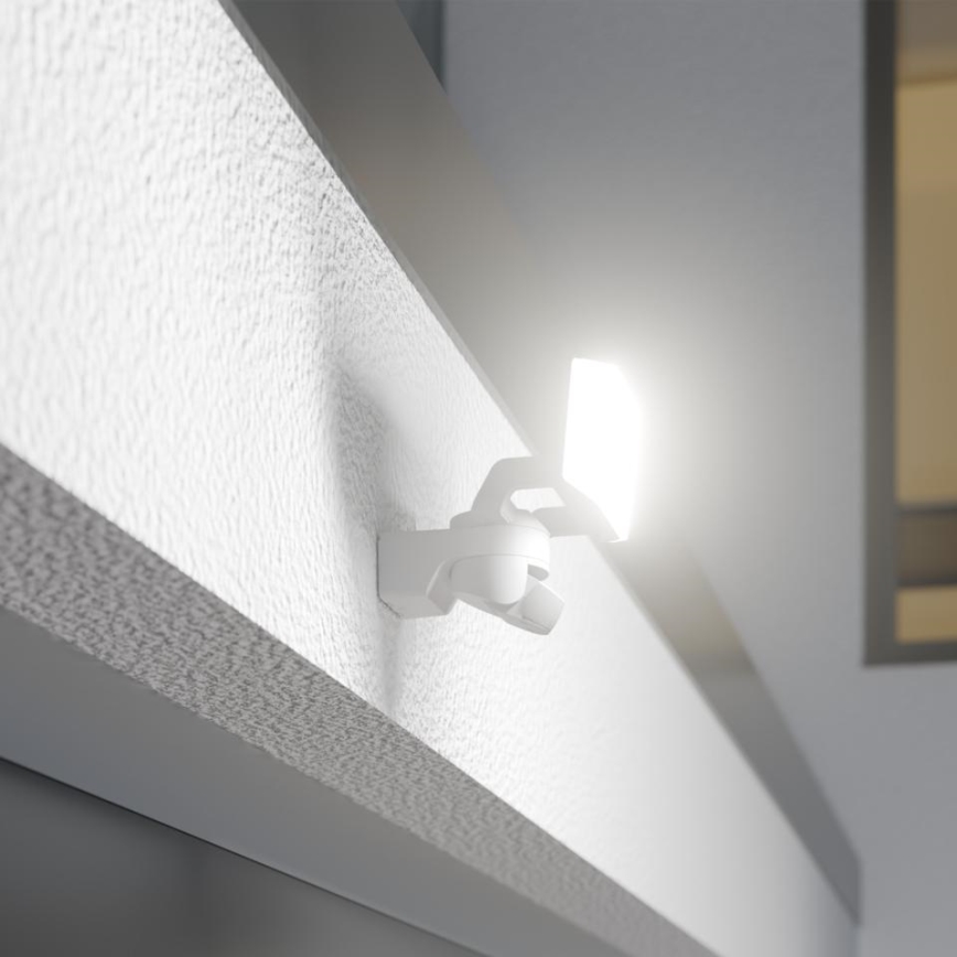 Steinel 089894 - LED projektør med sensor XLED PROTECT LED/14,3W/230V 3000K IP54 hvid