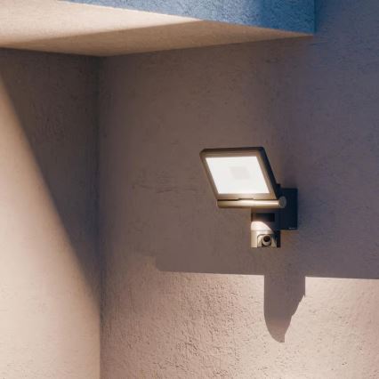 Steinel 092603 - LED-projektør med sensor og kamera LED/21W/230V IP44