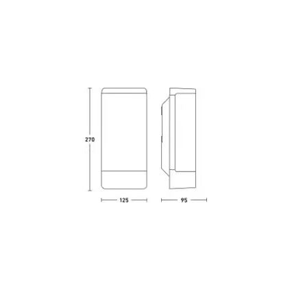 Steinel 094270 - Udendørs vægarmatur 1xE27/15W/230V L 14 IP44