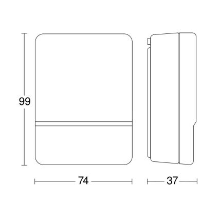 STEINEL 550318 - Skumringssensor NightMatic 2000 sort IP54