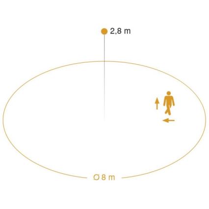 STEINEL 56032 - LED badeværelseslampe med sensor RS PRO LED/9,5W/230V IP54