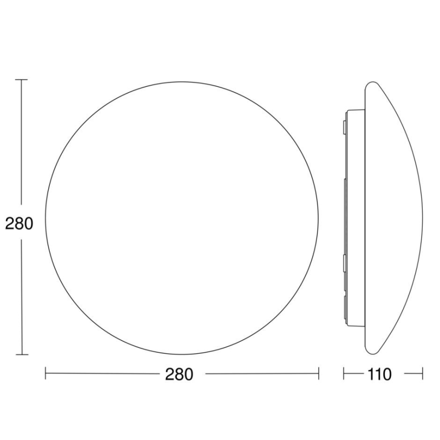 STEINEL 56032 - LED badeværelseslampe med sensor RS PRO LED/9,5W/230V IP54