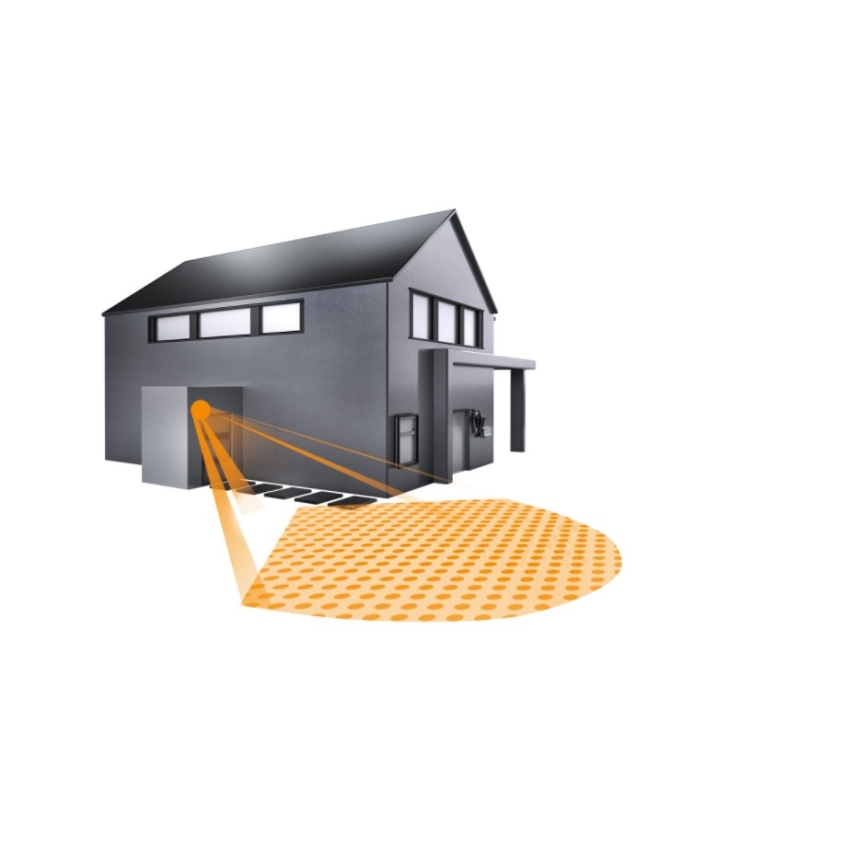 STEINEL 608811 - Udendørs infrarød sensor IS 140-2 sort IP54