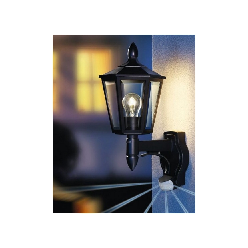 Steinel 617813 - Udendørs vægbelysning med sensor L 15 1xE27/60W/230V