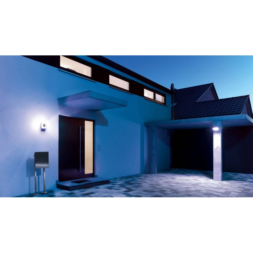 STEINEL 650513 - L1 Udendørslampe med sensor hvid IP44
