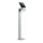 STEINEL 671211 - Soldrevet sensor LED projektør XSolar GL-S 0,5W/LED sølvfarvet IP44 2500 mAh