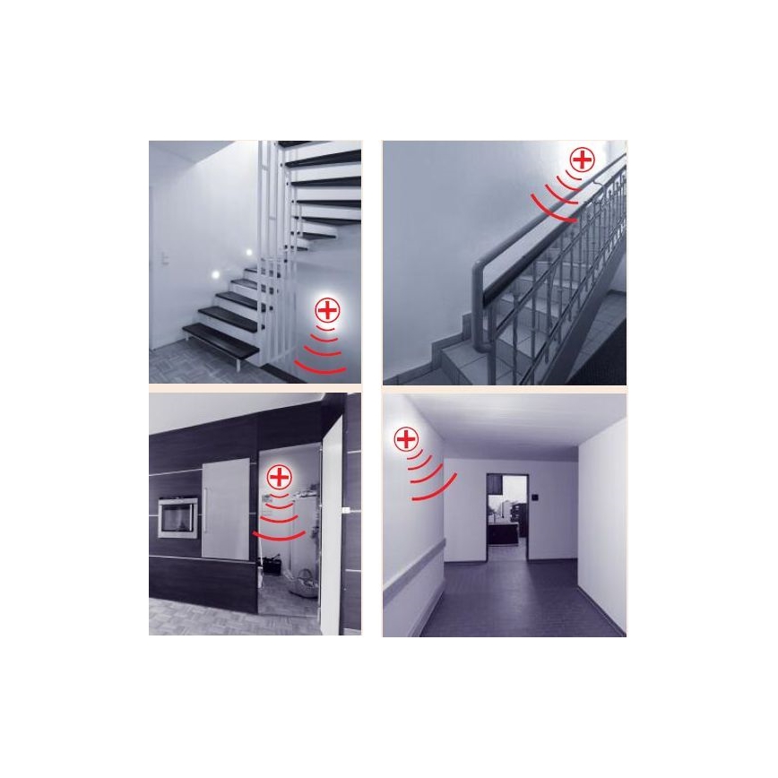 STEINEL 738013-RS16L - Udendørs loftlampe med sensor 1xE27/60W/230V IP44